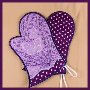 Lavender Oven Gloves