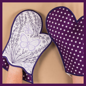 Lavender Oven Gloves