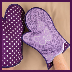 Lavender Oven Gloves