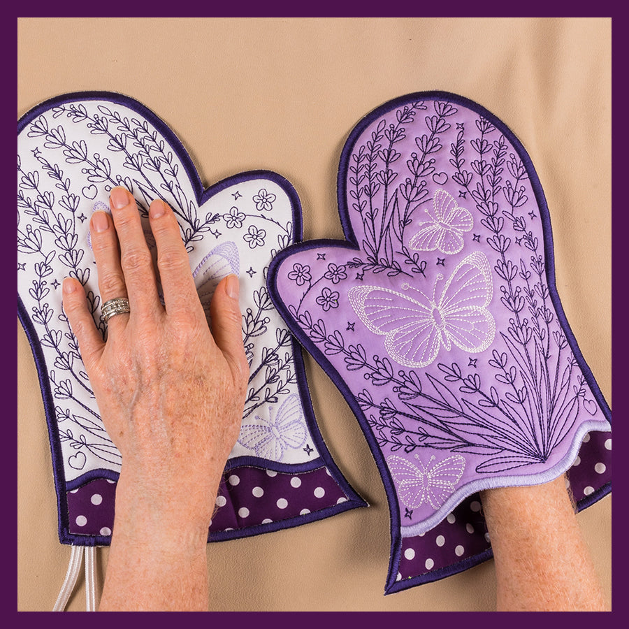 Lavender Oven Gloves