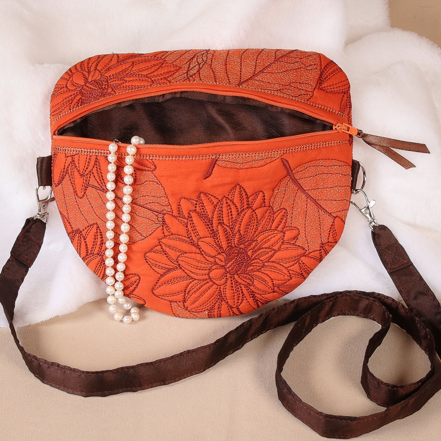 Flower Worx ITH Zipper Bag