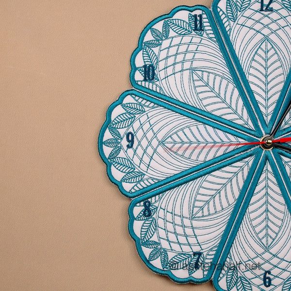 Double Vision Wall Clock - aStitch aHalf