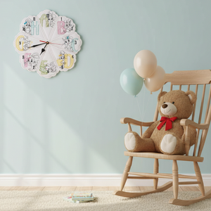 Baby Bunny Wall Clock