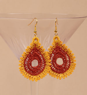 Freestanding Lace Autumn Abundance Earrings