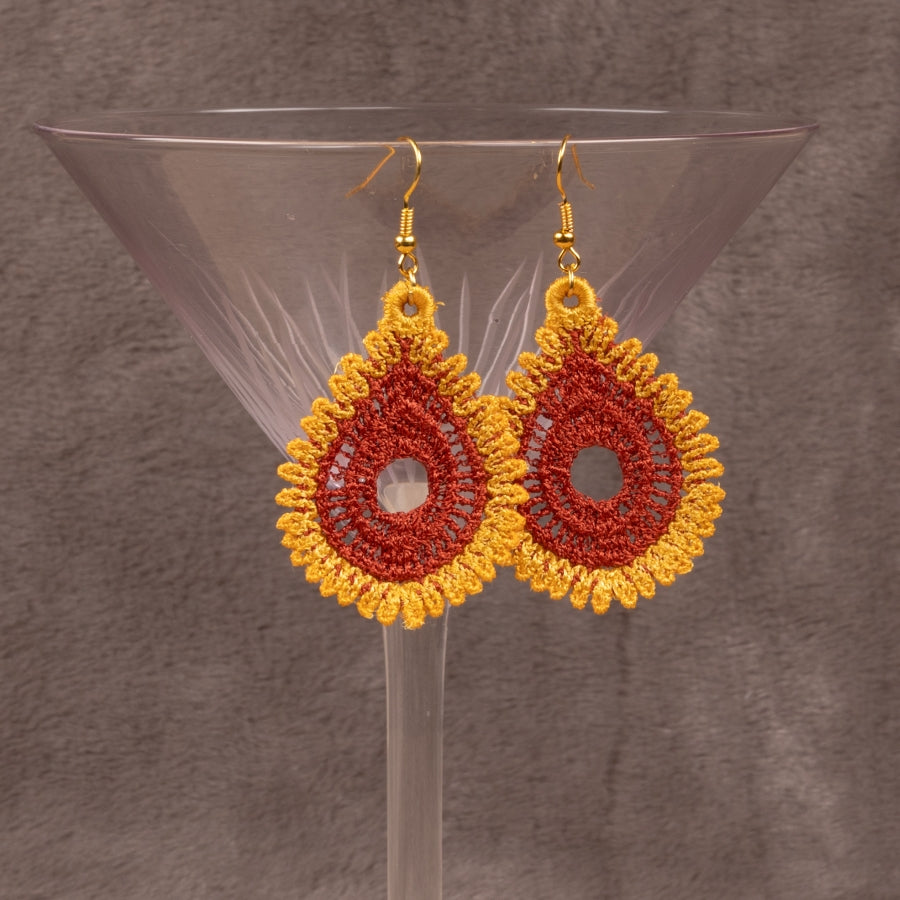 Freestanding Lace Autumn Abundance Earrings