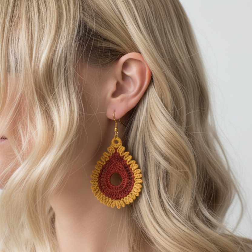 Freestanding Lace Autumn Abundance Earrings