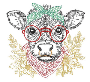 Lady Angus with glasses Combo