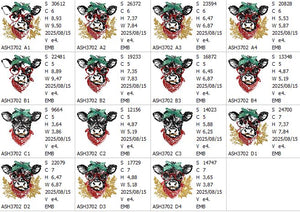 Lady Angus with glasses Combo