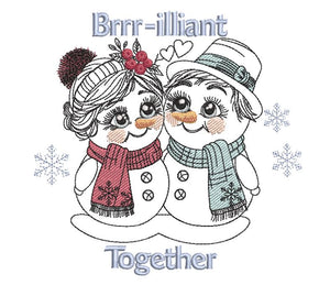 Brilliant Together Snow friends Mugrug Combo