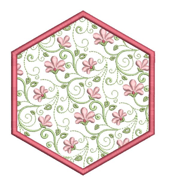 Florette Coaster and Mugrug Combo