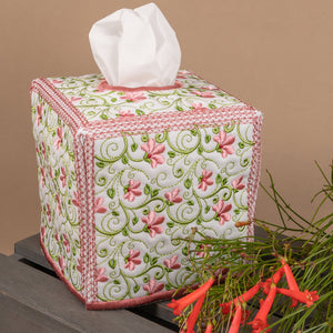 Florette Square Tissue Box Cover