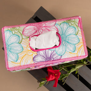 Flowerland Rectangular Tissue Box Cover