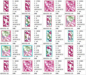 Flowerland Rectangular Tissue Box Cover