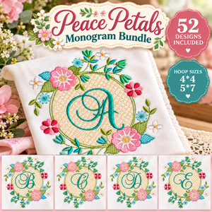 Peace Petals Monogram Bundle