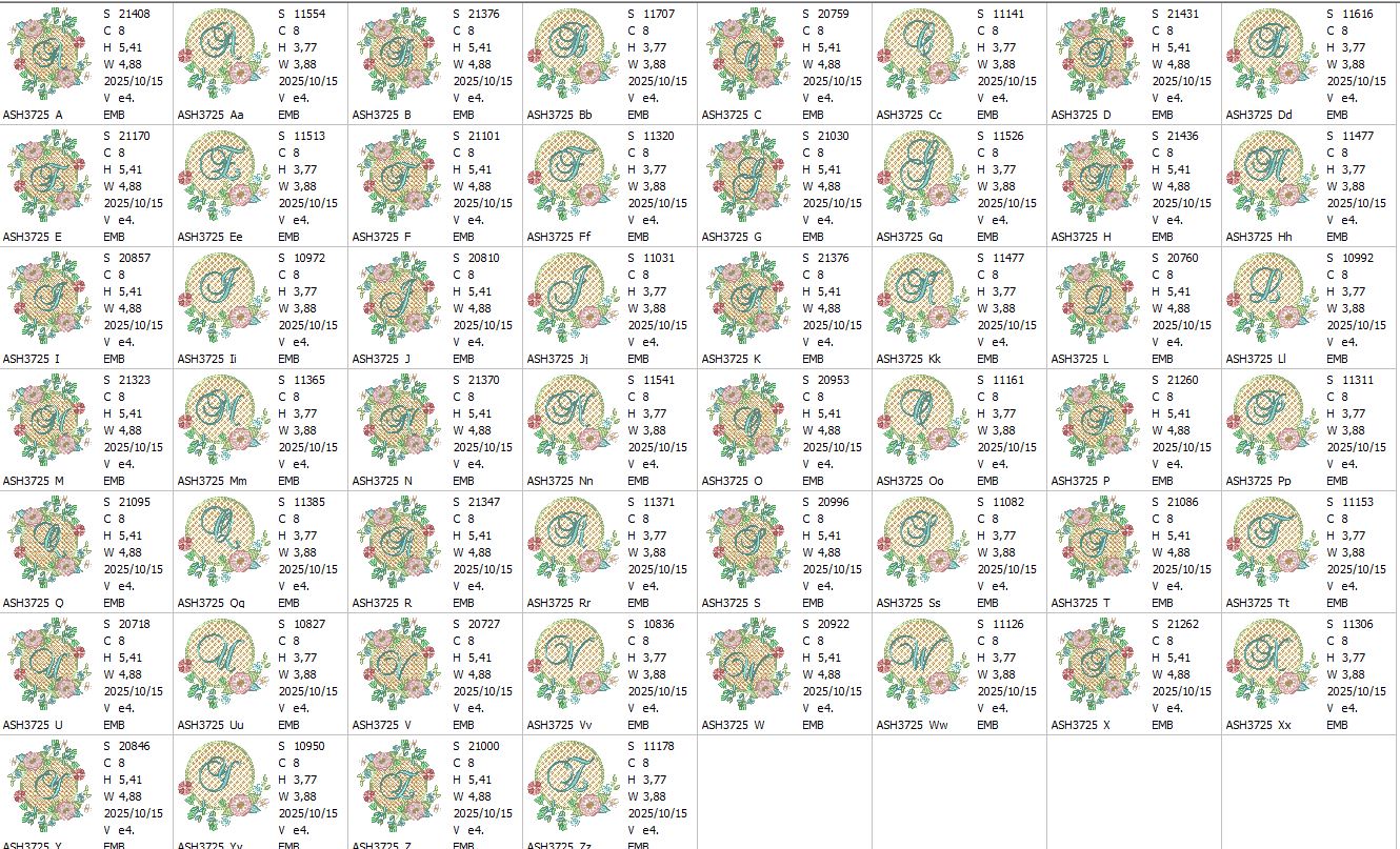 Peace Petals Alphabet Combo