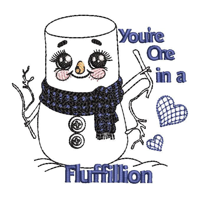 Fluffillion Mug Rug Combo