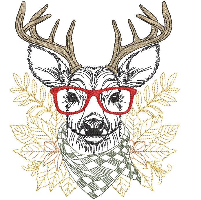 Oakley the Stag with Glasses