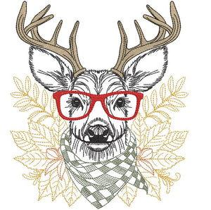 Oakley the Stag with Glasses