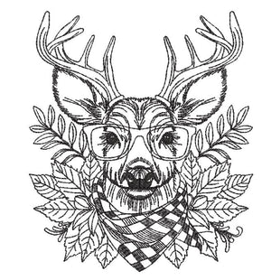 Oakley the Stag with Glasses