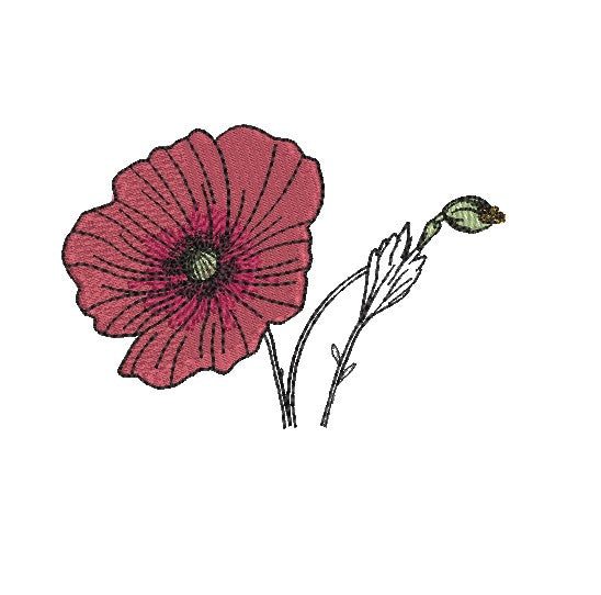 Seamless Poppy Kisses Combo