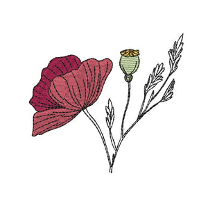 Seamless Poppy Kisses Combo