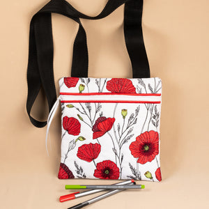 Poppy Kisses ITH Zipperbag