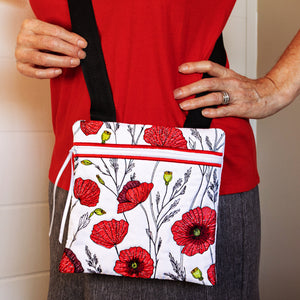 Poppy Kisses ITH Zipperbag