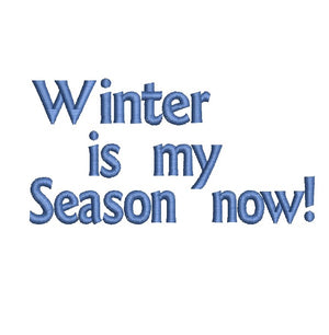 Winter is my Season Mugrug Combo