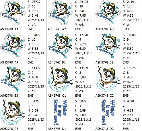 Winter is my Season Mugrug Combo