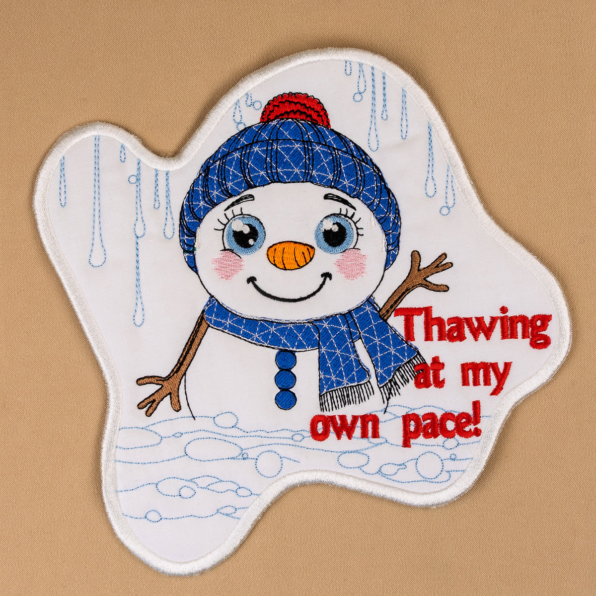 Thawing Snowman Mugrug Combo