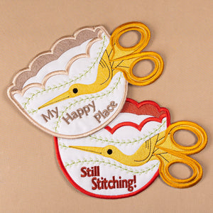 Stork Scissors Mugrug Bundle