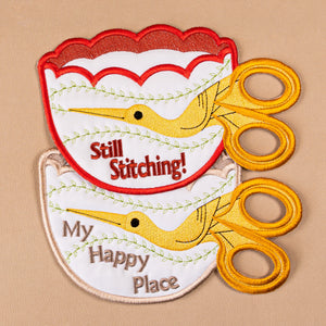 Stork Scissors Mugrug Bundle