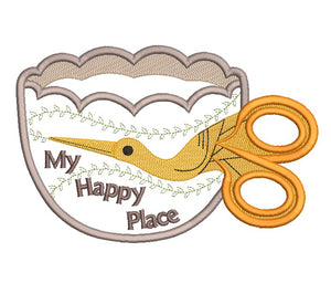 Stork Scissors Mugrug Bundle