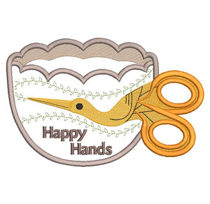 Stork Scissors Mugrug Bundle