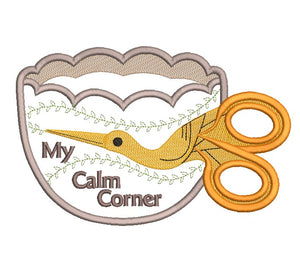 Stork Scissors Mugrug Bundle