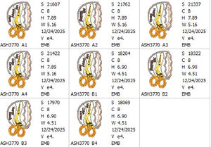 Stork Scissors Mugrug Bundle