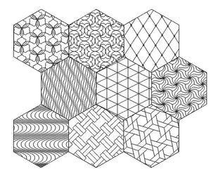 Dream Big Twisted Hexagon Quilt Bundle D