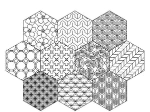 Dream Big Twisted Hexagon Quilt Bundle E