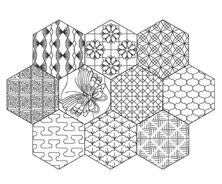 Dream Big Twisted Hexagon Quilt Bundle G