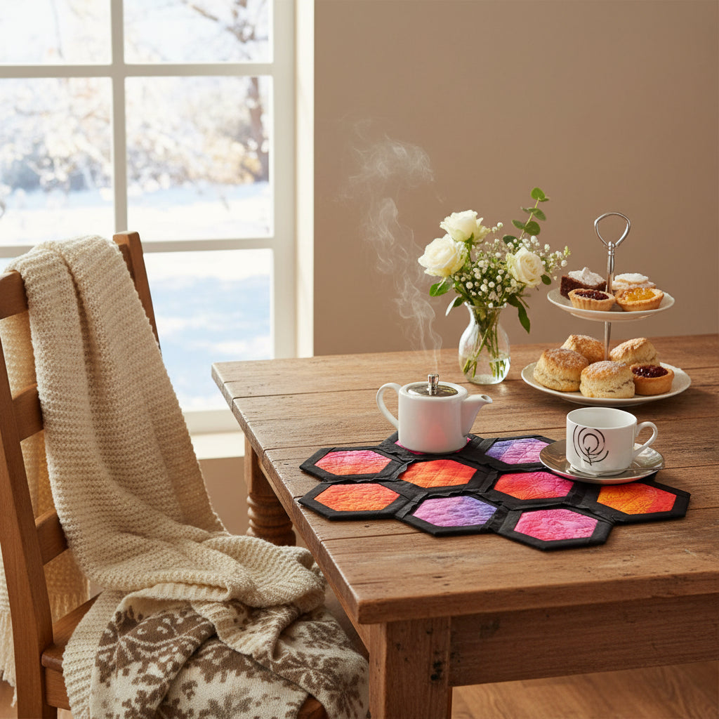 Dream Big Twisted Hexagon Quilt Bundle J