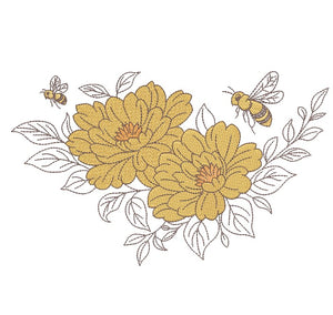 Blossom and Buzz Garden Flag Bundle