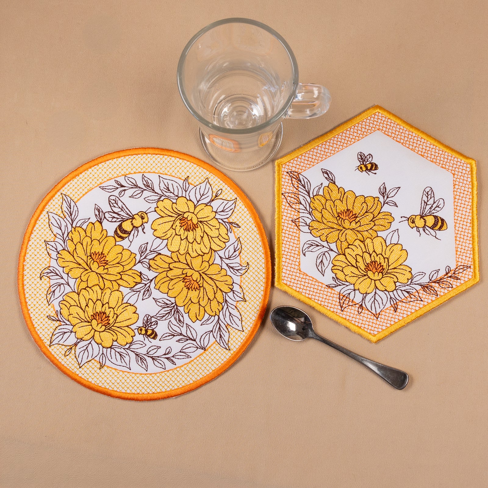 Blossom and Buzz Mugrug Duo