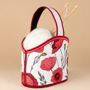 Scarlet Meadow Basket