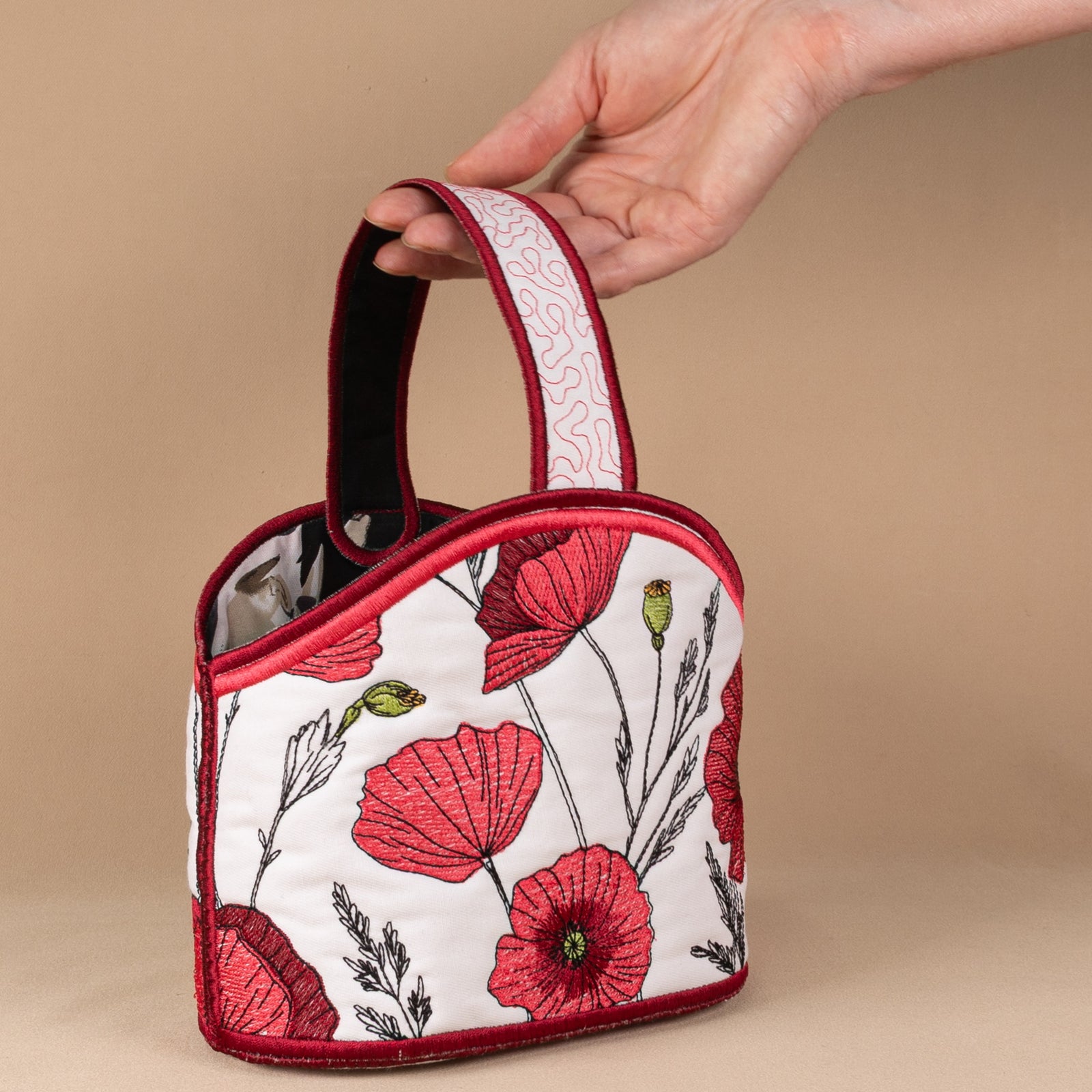 Scarlet Meadow Basket