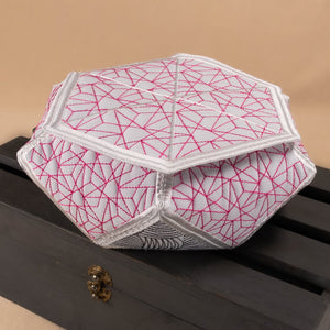 Facets Hexagon Bowl with Lid