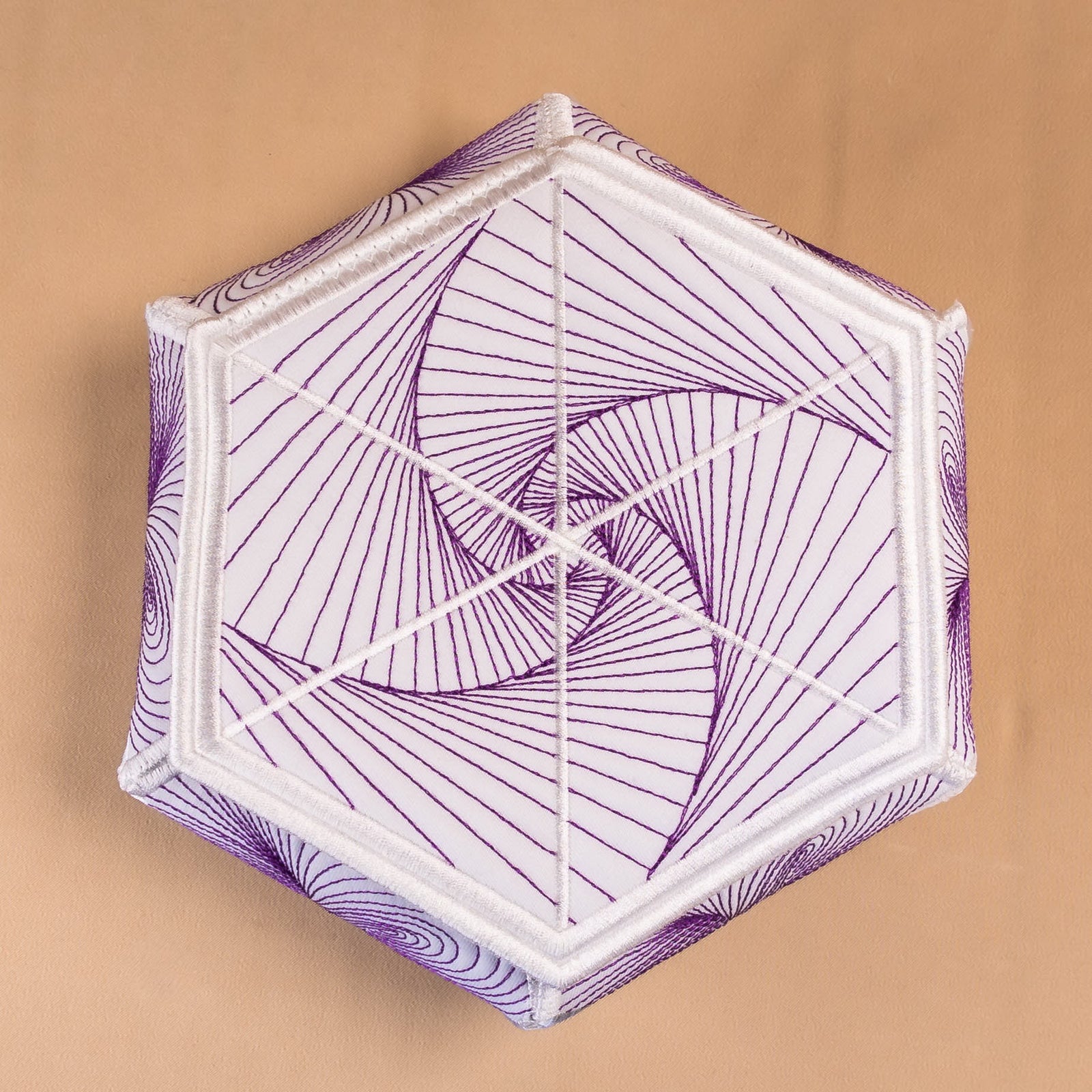 Illusions Hexagon Bowl with Lid