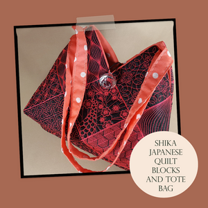 Shika Japanese Quilt Blocks and Tote Bag