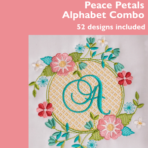 Peace Petals Alphabet Combo