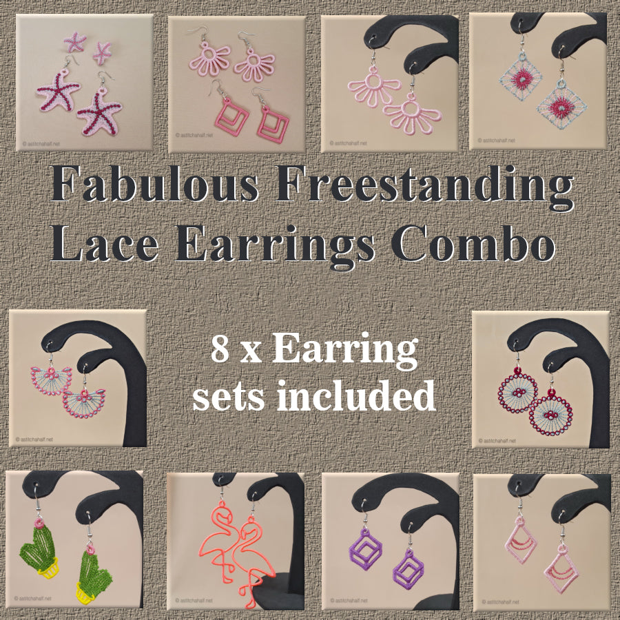 Fabulous Freestanding Lace Earrings Combo