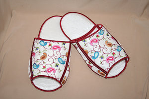 Walk in Paisley Slippers